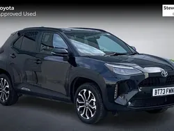 Black Used 2023 Toyota Yaris Hybrid Design Hatchback | £23,015 (Expensive)