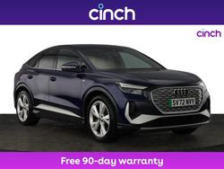 Blue Used 2022 Audi Q4 e-tron S-Line SUV | £25,299 (Good price)