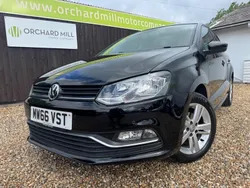 Black Used 2016 VW Polo Match Hatchback | £8,495 (Fair price)