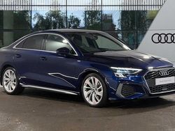 Blue Used 2021 Audi A3 S-Line Sedan | £20,389 (Fair price)