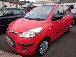 Red Used 2010 Hyundai i10 Classic Hatchback | £3,495 (A bit pricey)