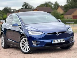 Blue Used 2020 Tesla Model X Long Range SUV | £24,994 (Fair price)