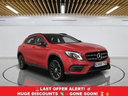 Red Used 2020 Mercedes GLA200 AMG line SUV | £19,299