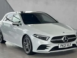 White Used 2021 Mercedes A180 AMG Line Premium Plus Hatchback | £24,304 (Expensive)