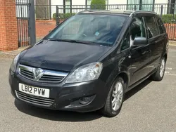 Black Used 2012 Vauxhall Zafira Design Edition MPV | £1,900 (Good price)