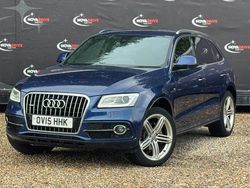 Blue Used 2015 Audi Q5 S-line plus SUV | £8,295 (Good price)