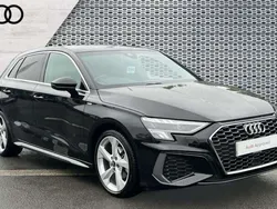 Black Used 2022 Audi A3 S-Line Hatchback | £23,173 (Fair price)