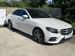 White Used 2019 Mercedes E220 AMG line Sedan | £21,750 (Fair price)