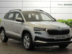 Brilliant silver metallic Used 2024 Skoda Karoq SE L SUV | £22,995 (Good price)