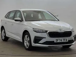 Moon white metallic Used 2024 Skoda Scala SE Hatchback | £17,490 (Fair price)