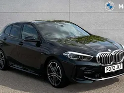 Black sapphire Used 2022 BMW 118 M Sport Hatchback | £25,492 (A bit pricey)