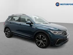 Blue Used 2021 VW Tiguan R-line SUV | £22,999 (Good price)