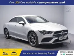 Silver Used 2020 Mercedes CLA250e AMG line Sedan | £17,000 (Fair price)