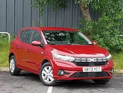 Red Used 2023 Dacia Sandero Expression Hatchback | £11,998 (Good price)