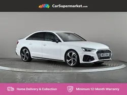White Used 2022 Audi A4 Black Edition Sedan | £23,976 (Fair price)