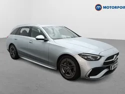 Silver Used 2022 Mercedes C300 AMG line Estate | £26,199 (Super price)