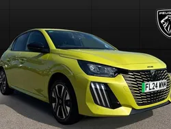 Yellow Used 2024 Peugeot e-208 Style Hatchback | £15,757 (Good price)