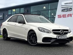 White Used 2015 Mercedes E63 AMG AMG Sedan | £27,490