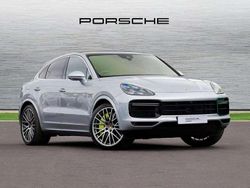 Silver Used 2020 Porsche Cayenne Turbo E-Hybrid SUV | £77,990
