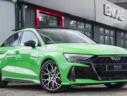 Green New 2025 Audi RS3 Advanced Hatchback | £68,495 (Expensive)
