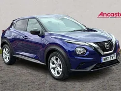 Blue Used 2022 Nissan Juke N-Connecta SUV | £16,275 (Fair price)