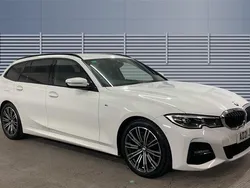 White Used 2021 BMW 320 M Sport Estate | £21,949 (Fair price)