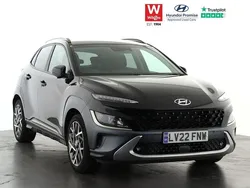 Black Used 2022 Hyundai Kona Premium SUV | £17,499 (Fair price)