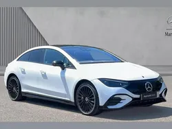 White Used 2025 Mercedes EQE350 AMG line Sedan | £54,890 (Super price)