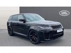 Black Used 2021 Land Rover Range Rover Sport SVR SUV | £54,870 (A bit pricey)