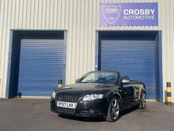 Black Used 2008 Audi A4 Cabriolet Cabriolet | £7,494