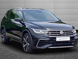 Black Used 2025 VW Tiguan Allspace R-line SUV | £34,450 (A bit pricey)