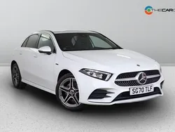 White Used 2020 Mercedes A250 AMG line Hatchback | £17,975 (Fair price)