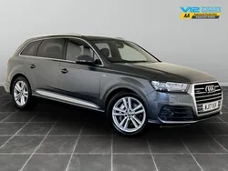 Grey Used 2017 Audi Q7 S-Line SUV | £18,195 (Fair price)