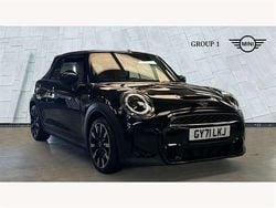 Midnight black Used 2021 Mini Cooper S Cabriolet Exclusive Cabriolet | £19,450 (Fair price)