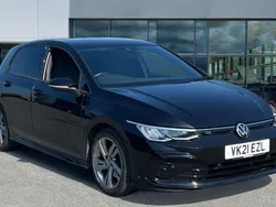 Black Used 2021 VW Golf VIII R-line Hatchback | £20,939 (Fair price)