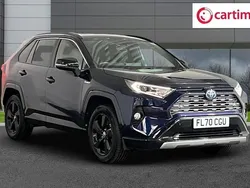 Blue Used 2020 Toyota RAV4 Hybrid SUV | £23,750 (A bit pricey)