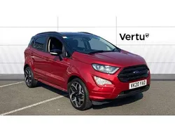 Red Used 2020 Ford Ecosport ST-Line SUV | £11,953 (Fair price)
