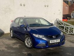 Blue Used 2012 Honda Civic SE Hatchback | £3,150 (Good price)
