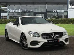 White Used 2020 Mercedes E220 AMG line Cabriolet | £23,995 (A bit pricey)