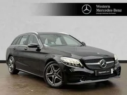 Black Used 2019 Mercedes C220 AMG line Estate | £19,999 (Fair price)