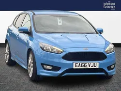 Blue Used 2016 Ford Focus ST-Line Hatchback | £7,495 (Fair price)