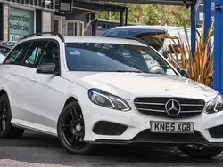 White Used 2015 Mercedes E220 AMG Estate | £10,491 (Fair price)