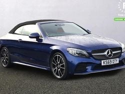 Blue Used 2020 Mercedes C300 Active Cabriolet | £20,199 (Good price)