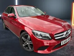 Red Used 2018 Mercedes C200 Premium Sedan | £16,900 (Fair price)
