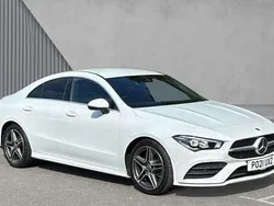 White Used 2021 Mercedes CLA200 AMG line Sedan | £21,935 (Fair price)