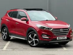 Red Used 2017 Hyundai Tucson Premium SE SUV | £10,495 (Fair price)