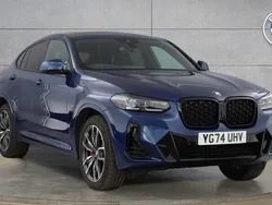 Blue Used 2024 BMW X4 M Sport SUV | £47,500 (Good price)