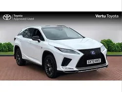 White Used 2022 Lexus RX450h Sport Line SUV | £39,174 (A bit pricey)