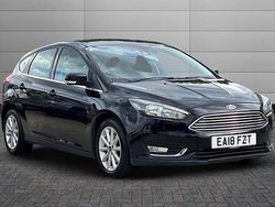Black Used 2018 Ford Focus Titanium Hatchback | £4,440 (Good price)