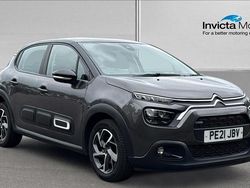 Platinum grey metallic Used 2021 Citroën C3 PureTech Hatchback | £8,750 (Good price)
